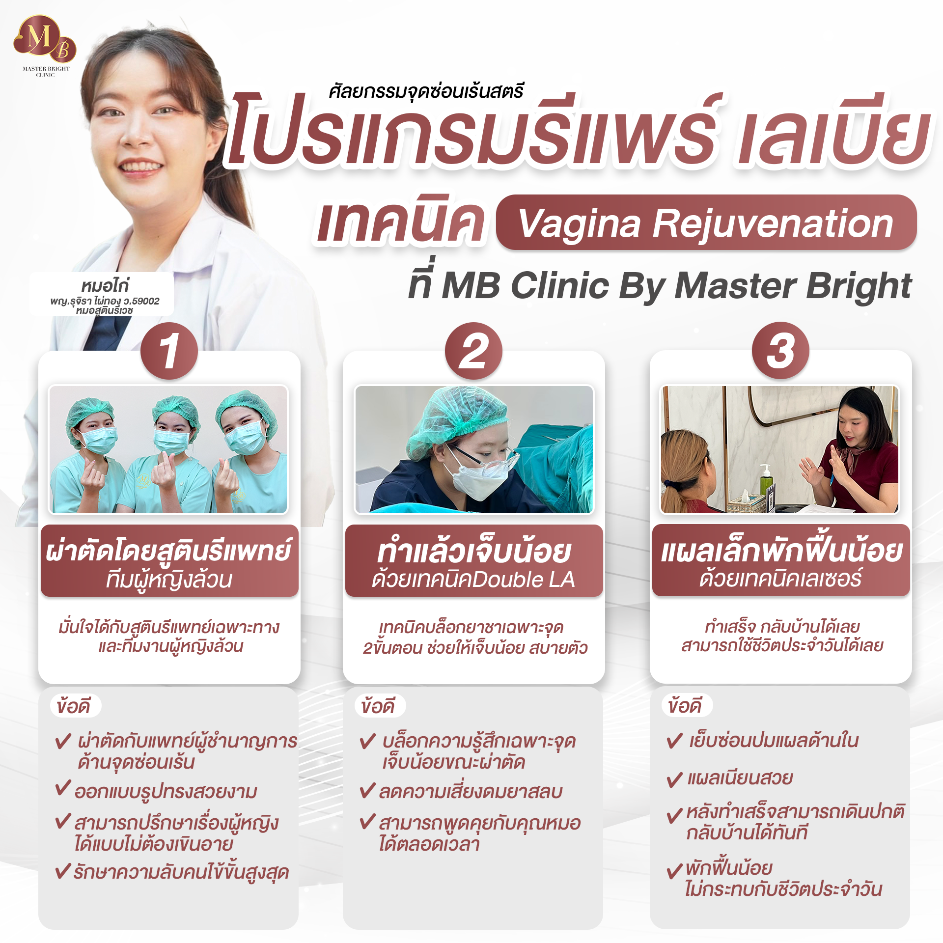 รีแพร์ เลเบีย Vagina-Rejuvenation